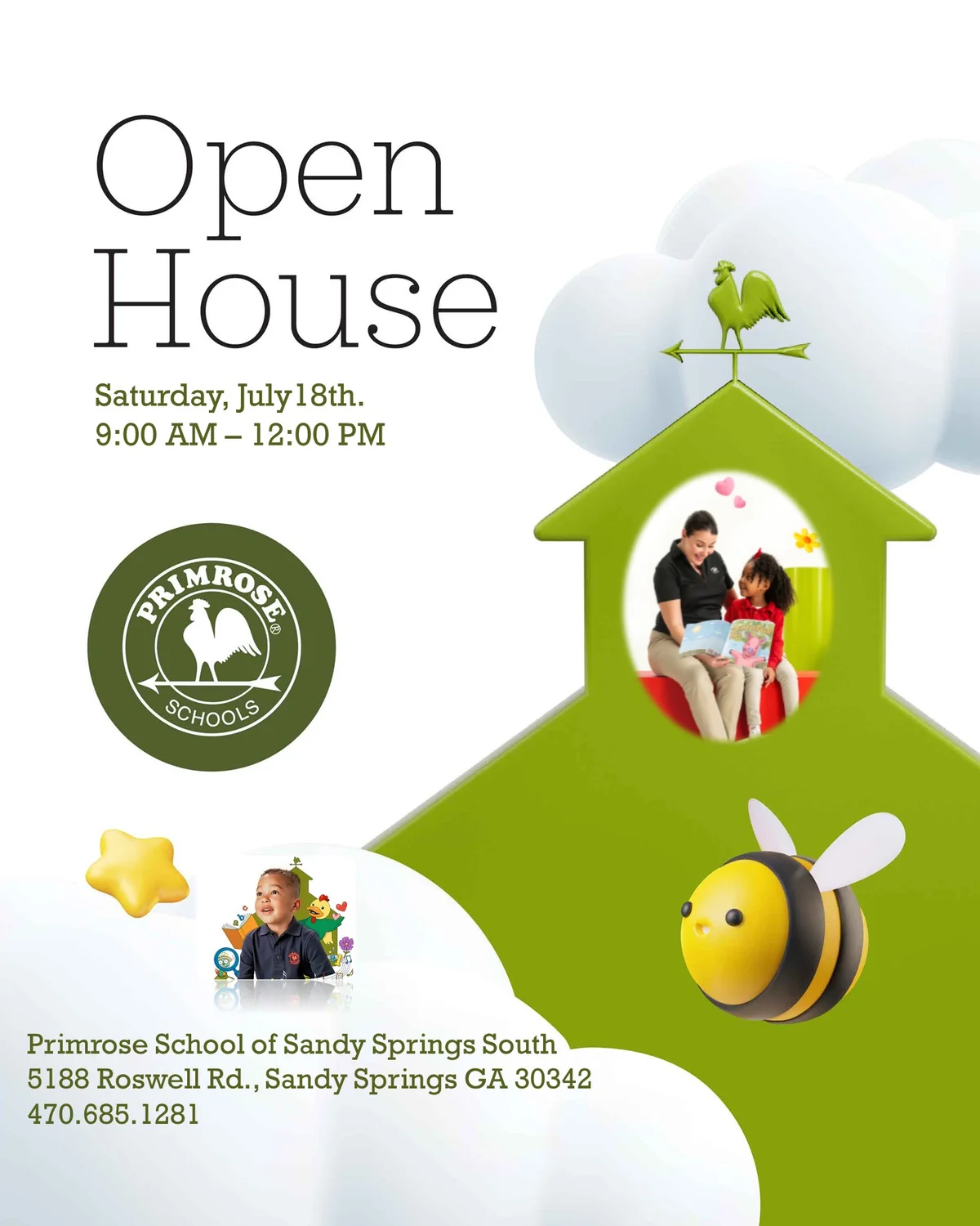 Join us for our Open House! 🎉🏫