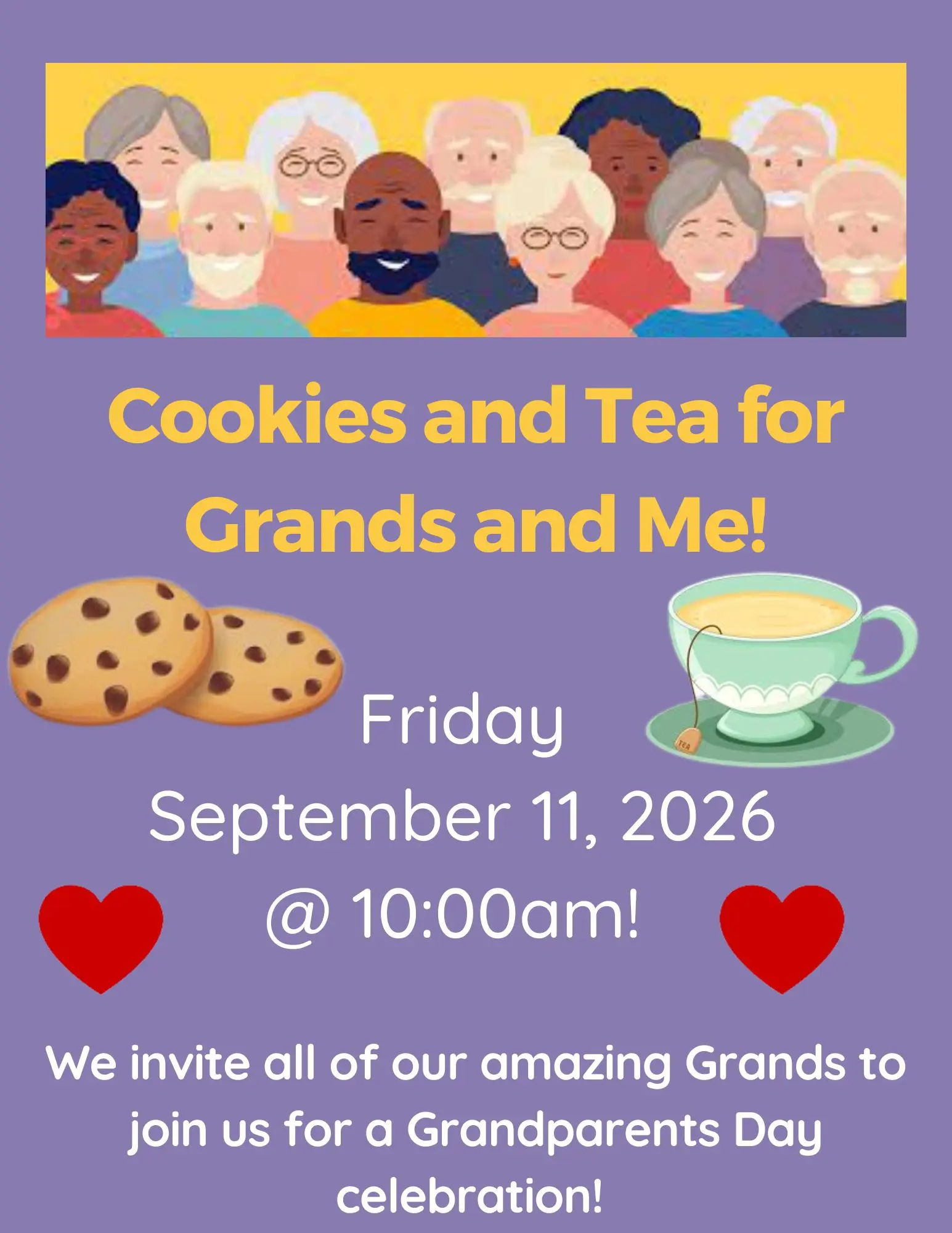 Cookies and Tea for Grands and Me!