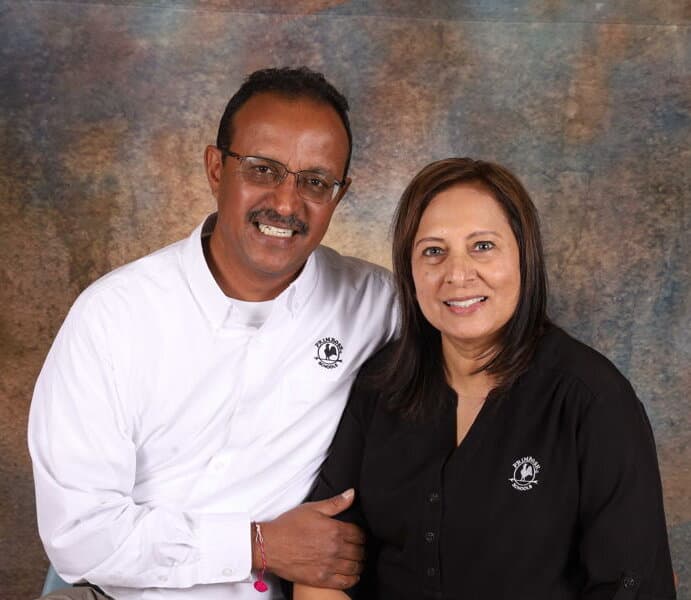 Franchise owners Seema and Manoj Naik