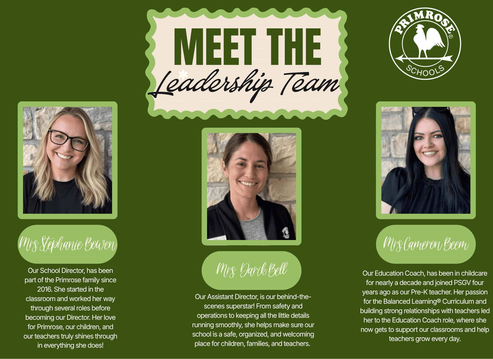 Meet the Leadership Team!