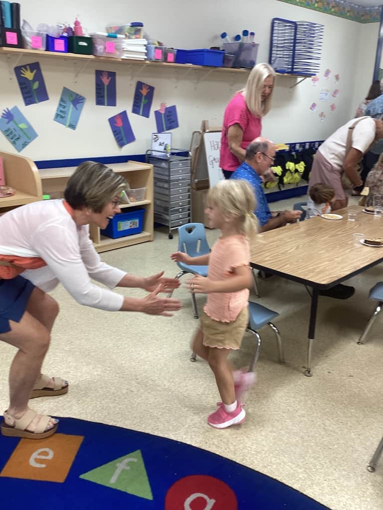 Grandparents day at Primrose School of Hixson