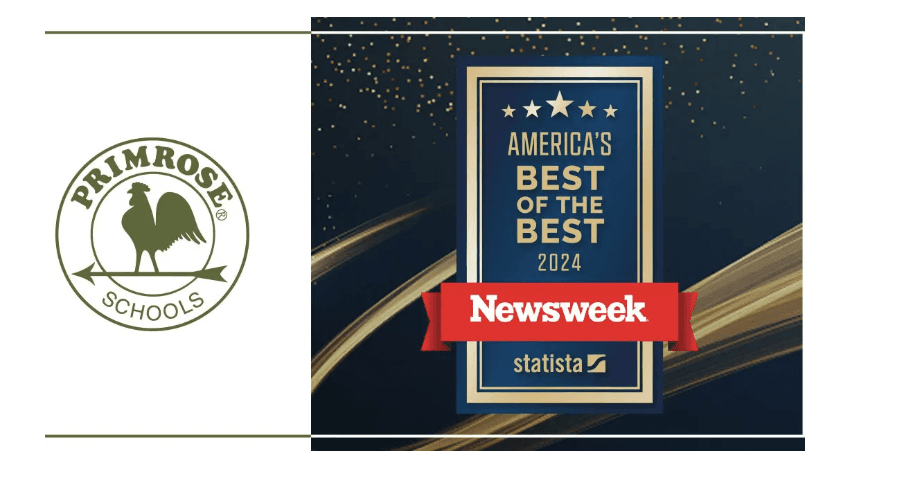 Primrose preschool and educational daycare recognized by Newsweek, offering infant care, early childhood education, daycare near me, and trusted preschool programs for families.