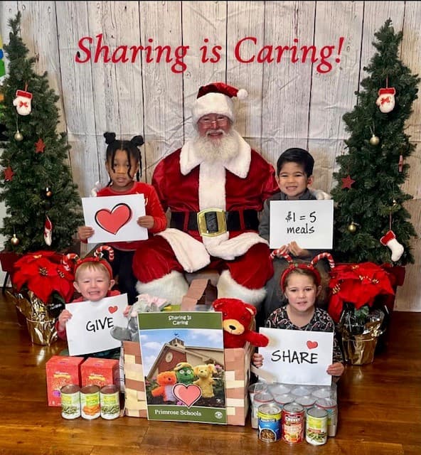 Primrose School at The Park Morrisville Cary Diaper Drive Canned Food Drive 