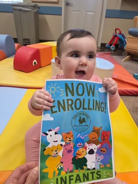 Now Enrolling Infants Through Toddlers!