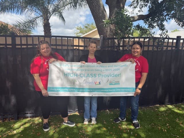 Primrose School at Collier Parkway recognized as a High-CLASS Provider for excellence in early childhood education, preschool learning, daycare, and quality childcare programs focused on building meaningful connections and inspiring young learners.