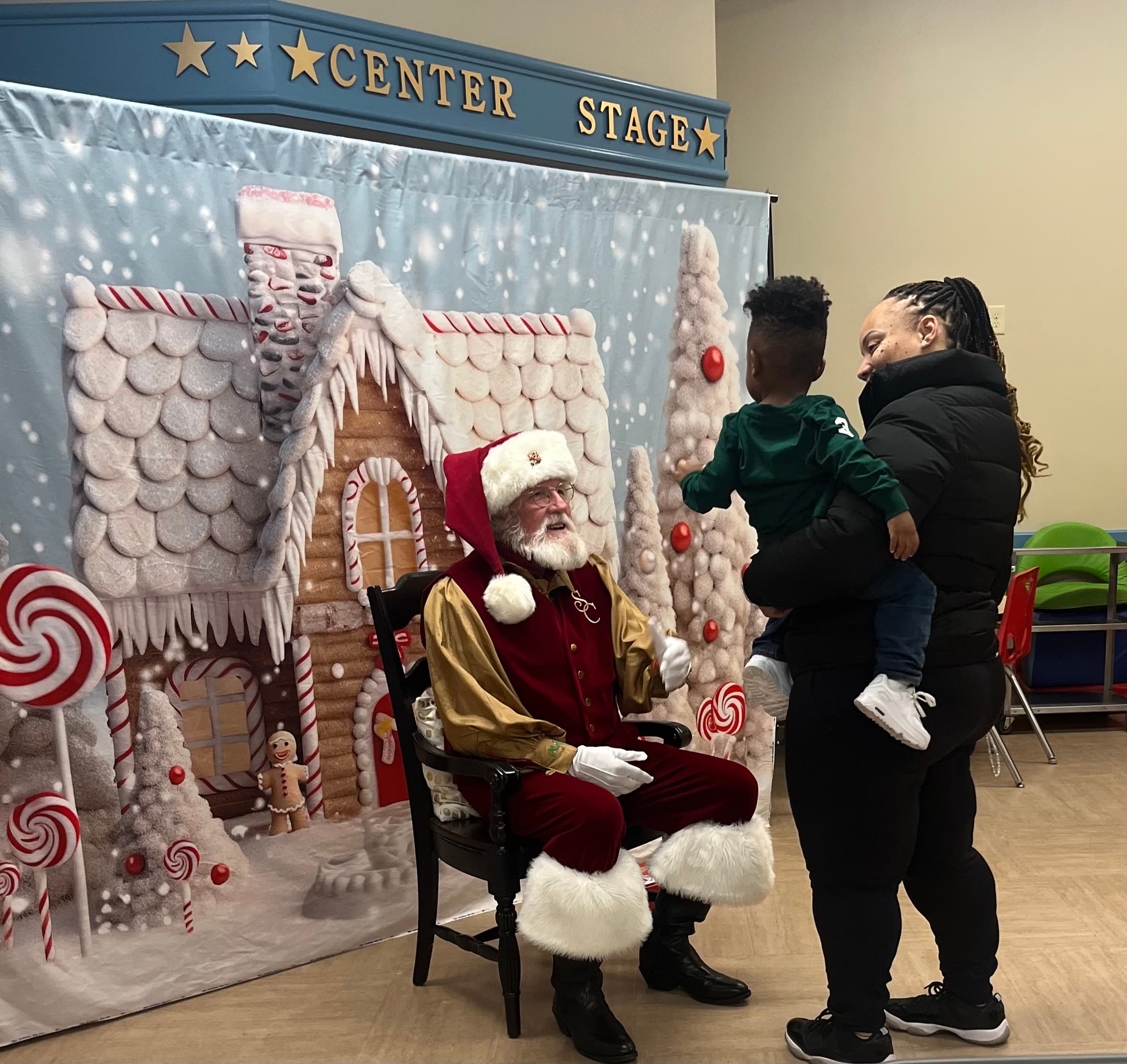 Cookies with Santa