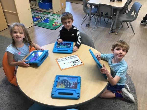 Kindergarteners at Primrose School of Centerville