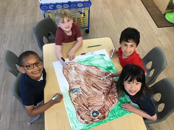 Kindergarten fun at Primrose School of Centerville
