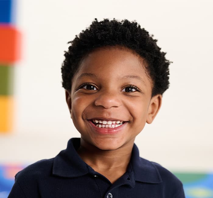 child smiling