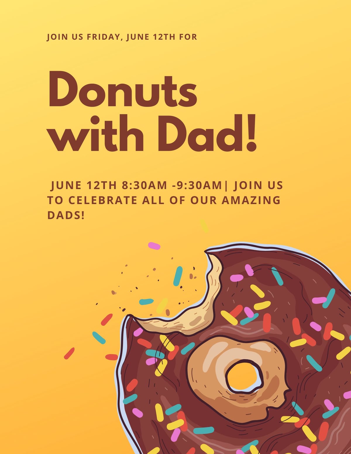 Donuts with Dad!