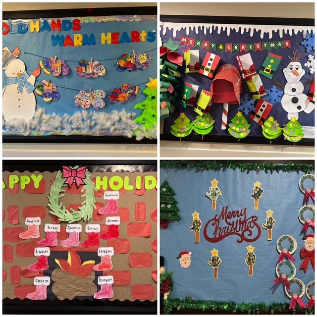 Bulletin Board Holiday Art 1