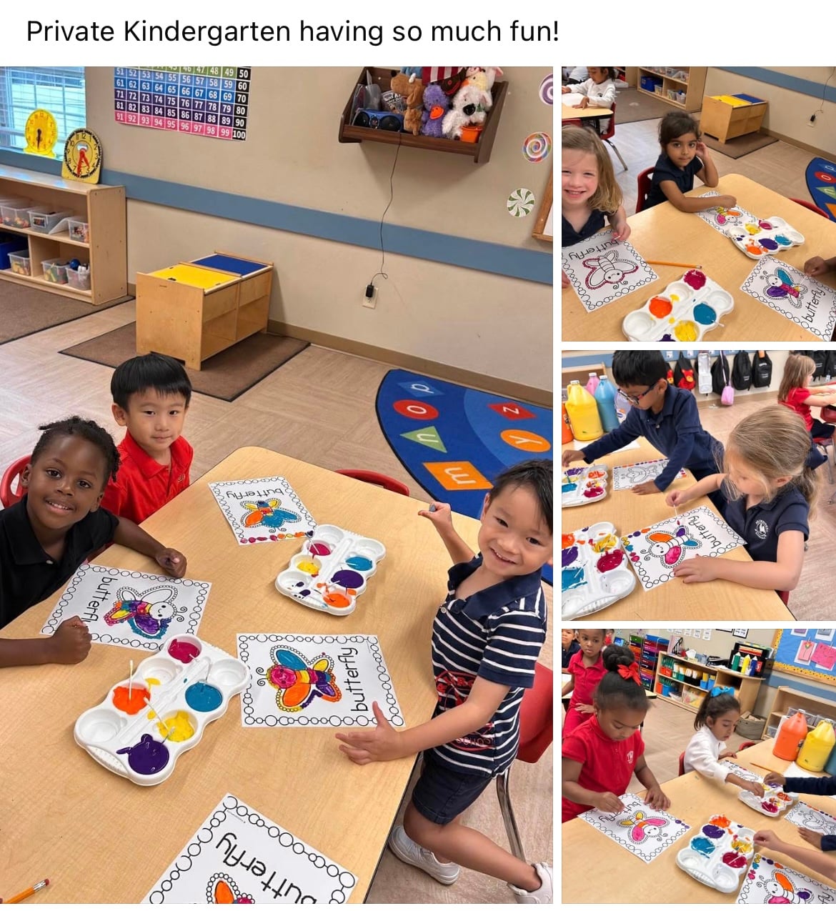 Painting in Kinder! 