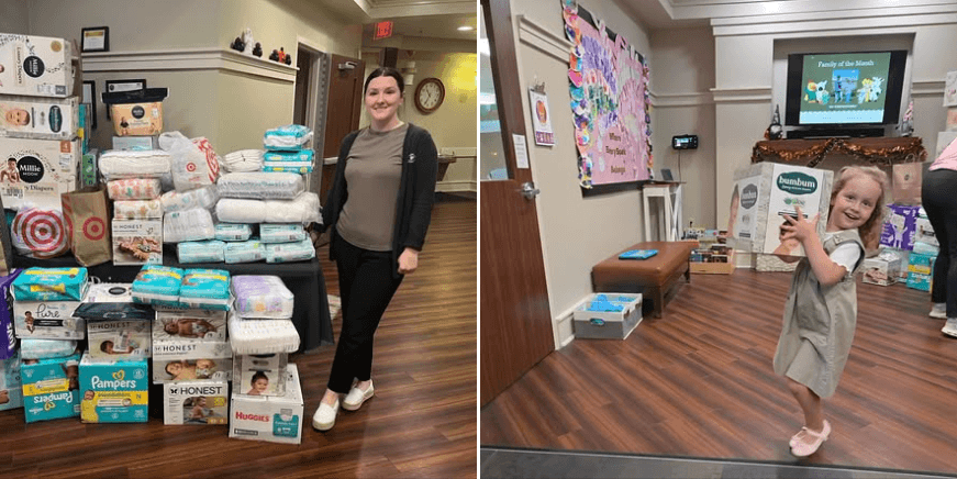 diaper drive donations