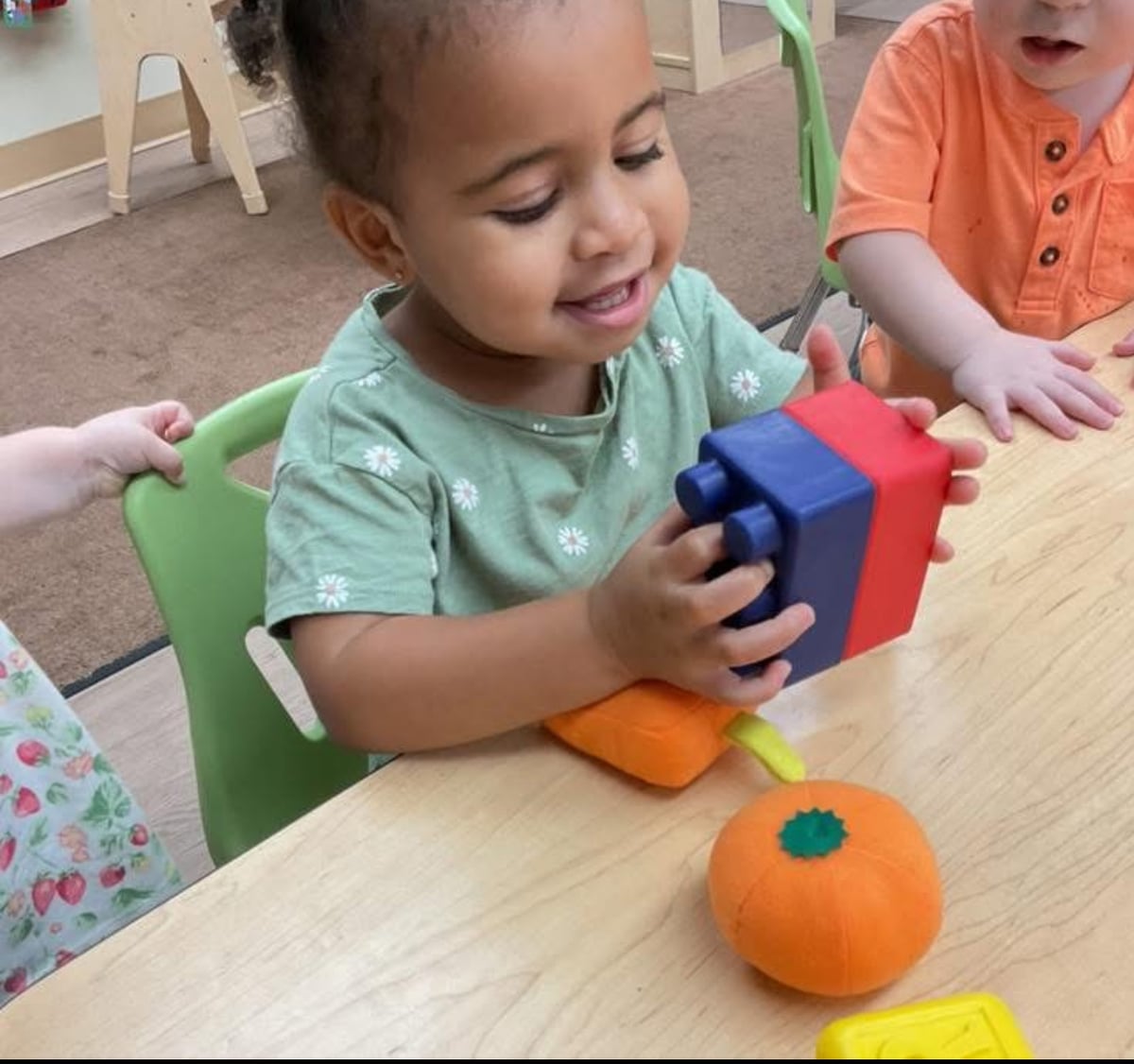 Toddler Learner Exploring the world of textures