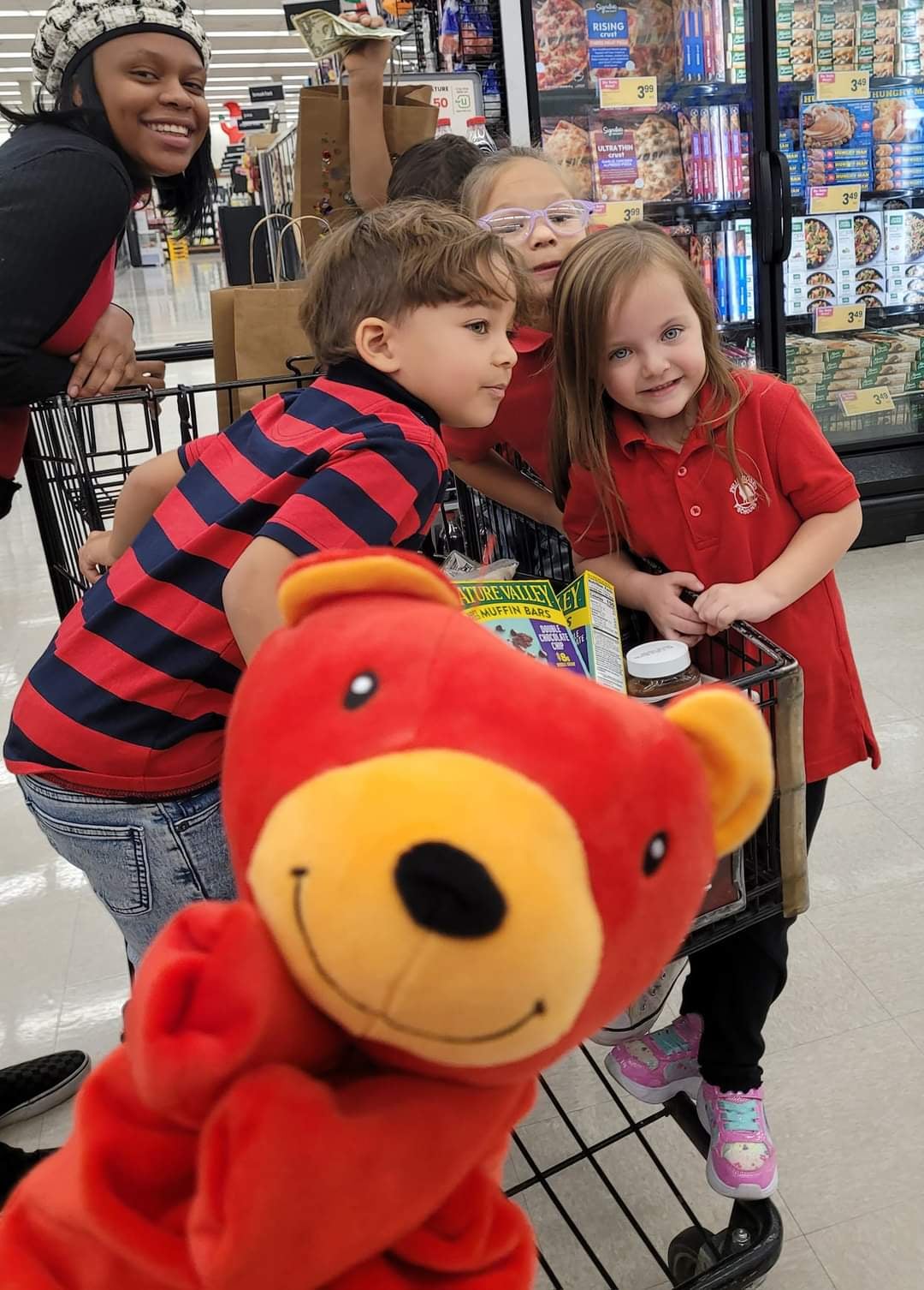 Food Drive 2024 Shopping with Benjamin 