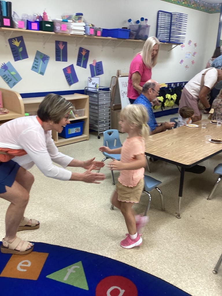 Grandparents day at Primrose School of Hixson