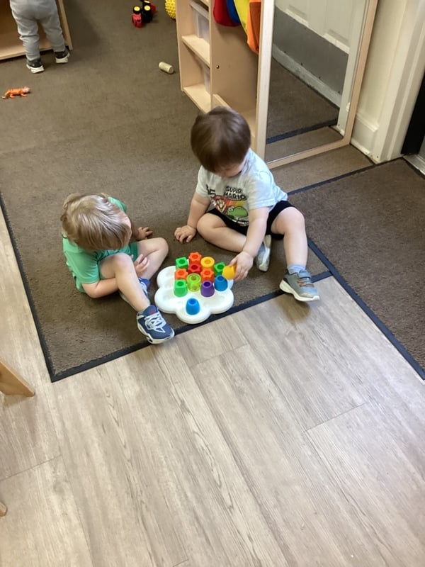 playing with friends