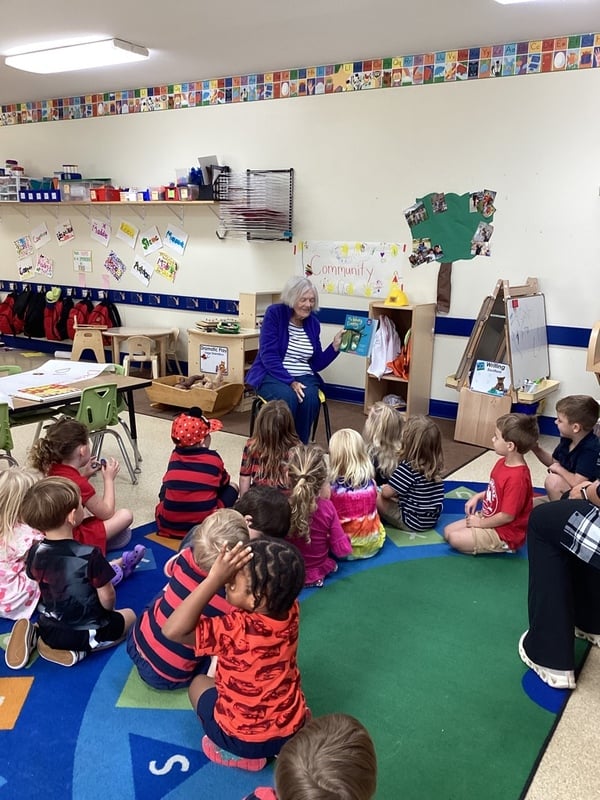 Adopt-a-grandparent at Primrose School of Hixson