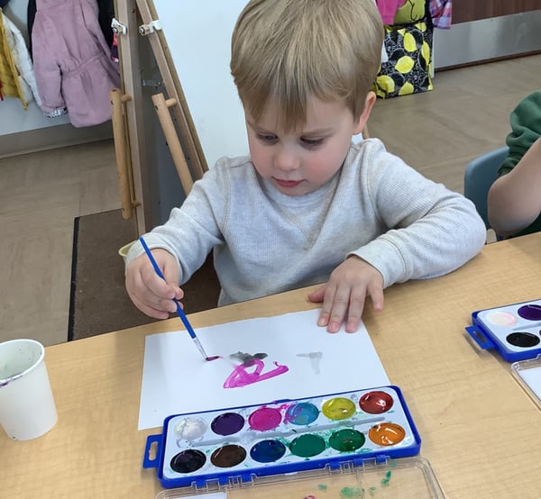 Preschool Pathways Painting