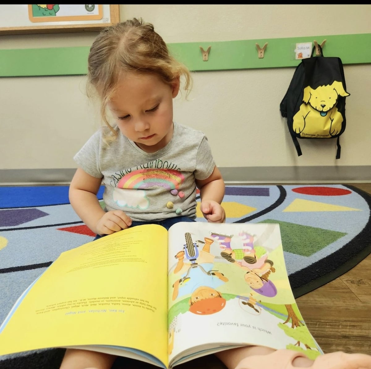 Student reading