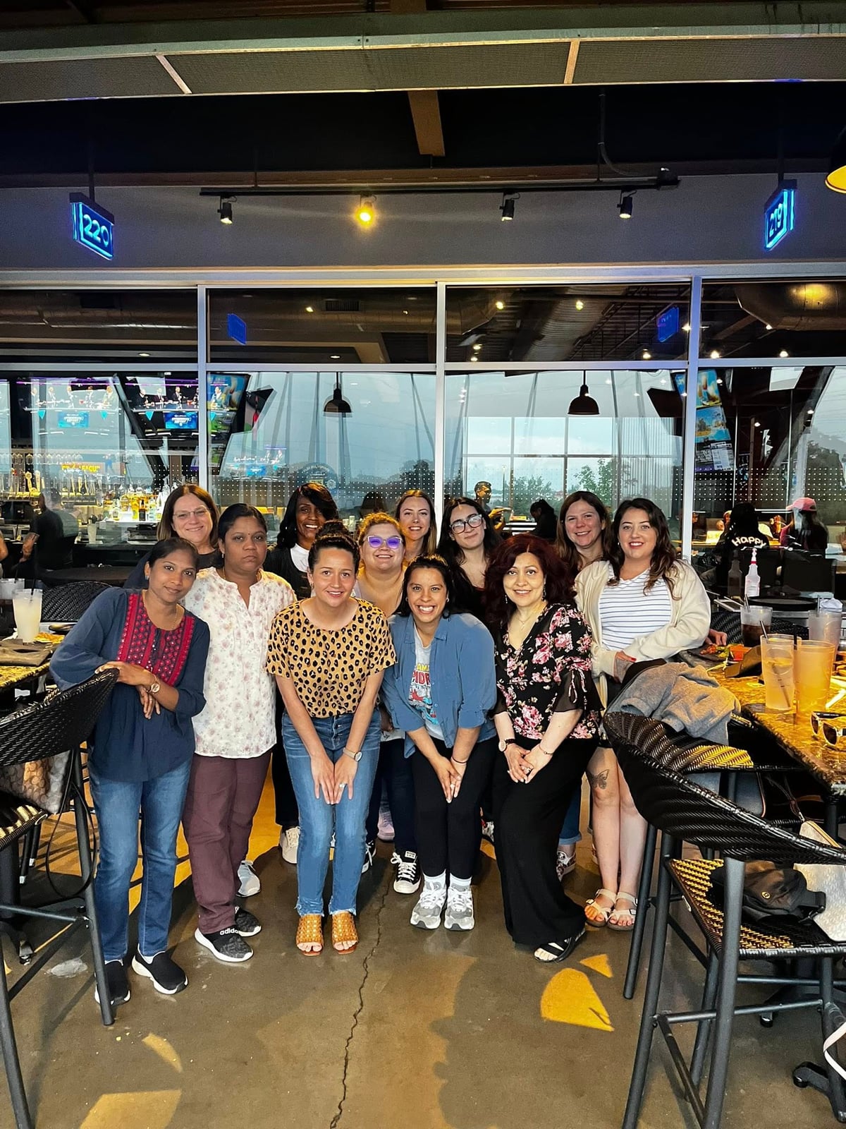 Group of women standing