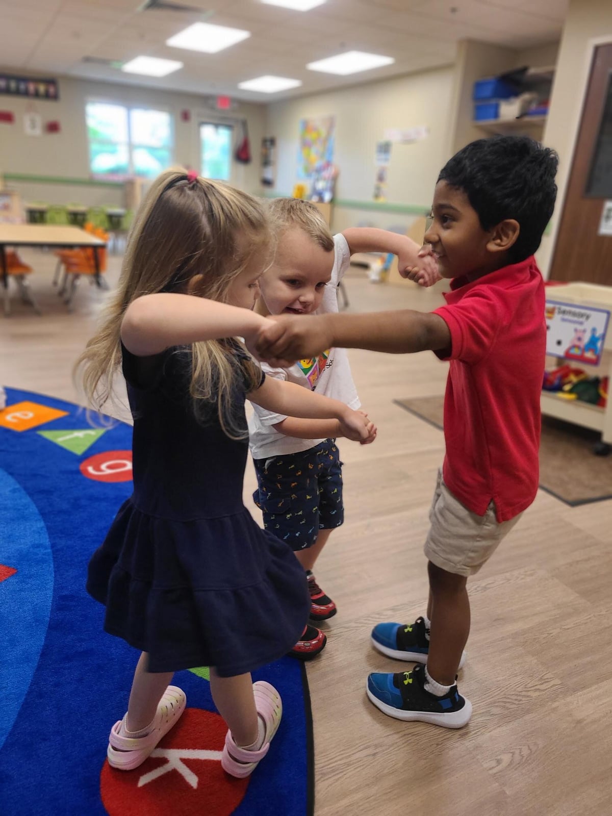 Dancing to the music lesson