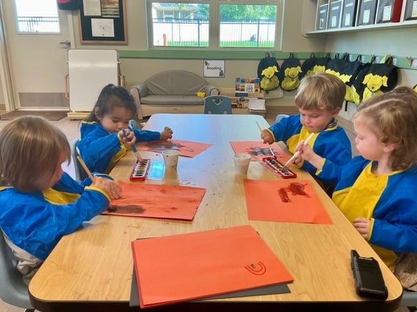 Every color tells a story. At Primrose, our students enjoy discovering new ways to create.
