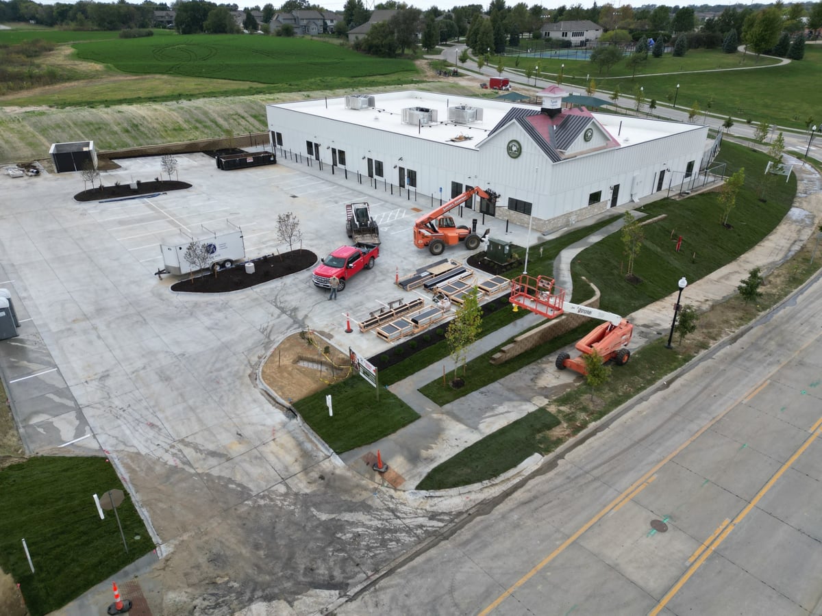 Our school's mulch and sod is in, making our preschool one step closer to being open.