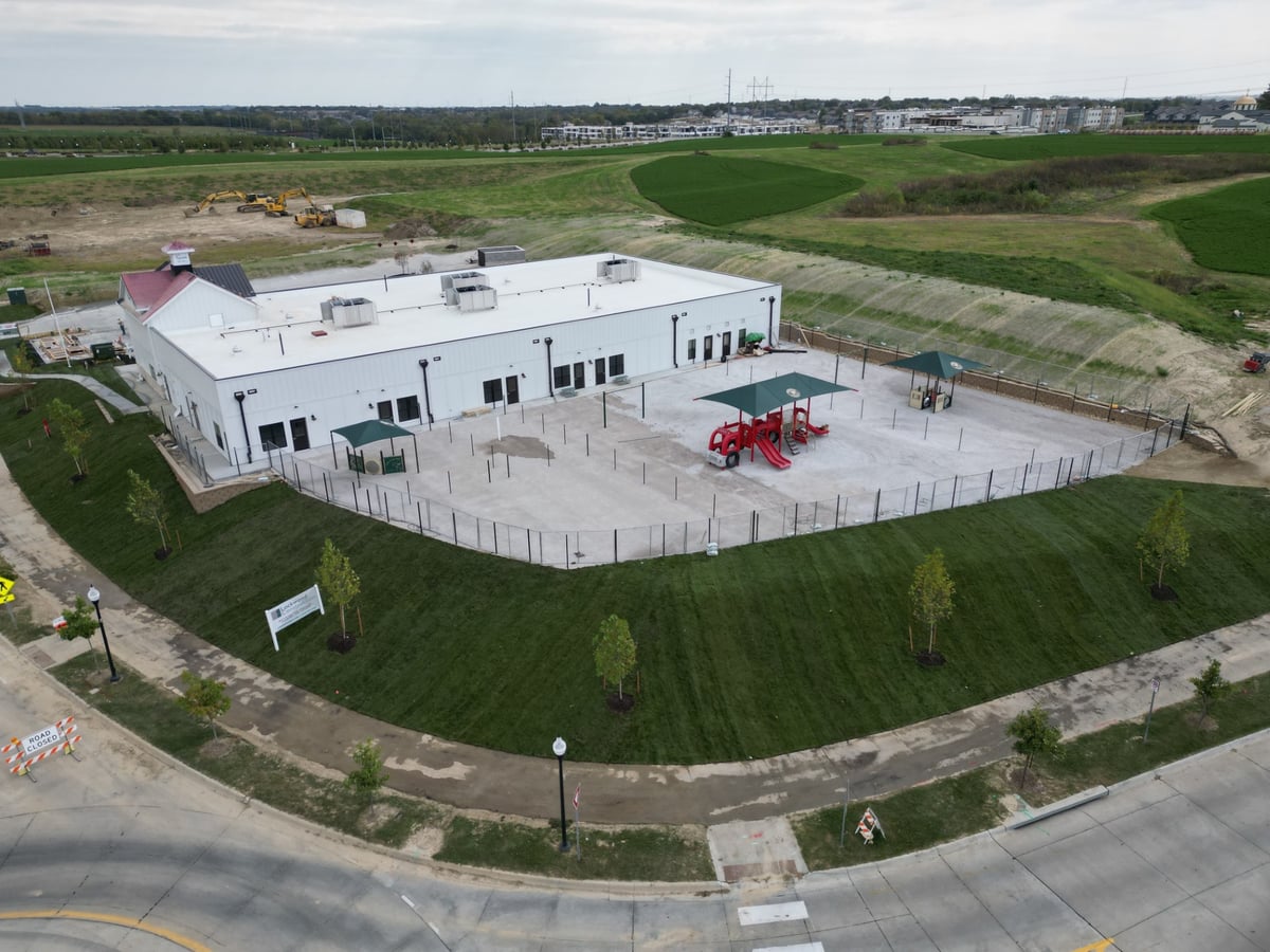 Our school's mulch and sod is in, making our preschool one step closer to being open.