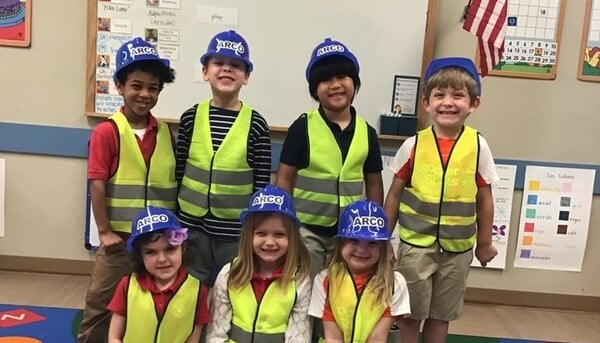 construction kindergartners