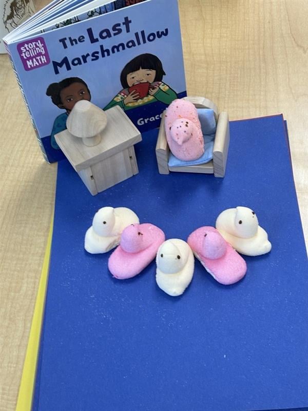 book and peeps