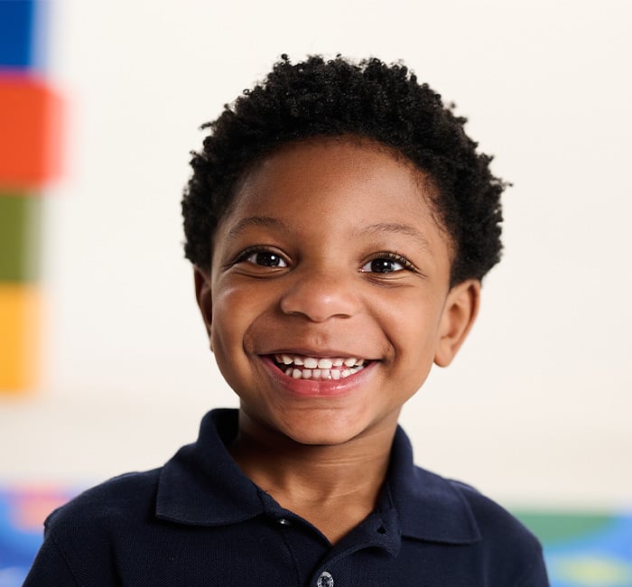 child smiling