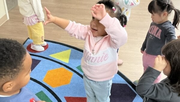 Girl Dancing During Harmony & Heart