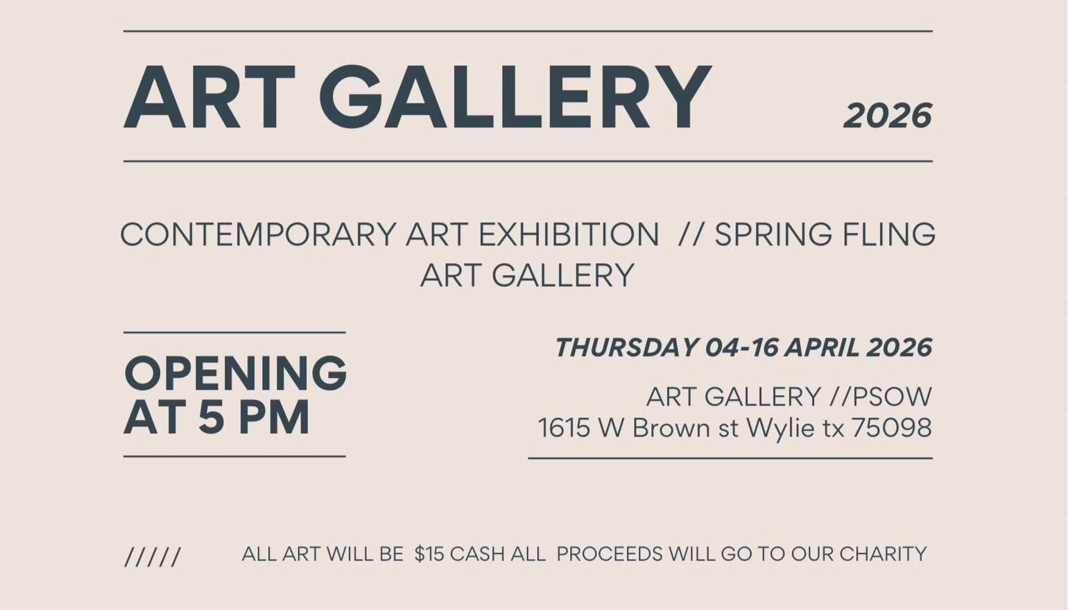 PSOW art gallery