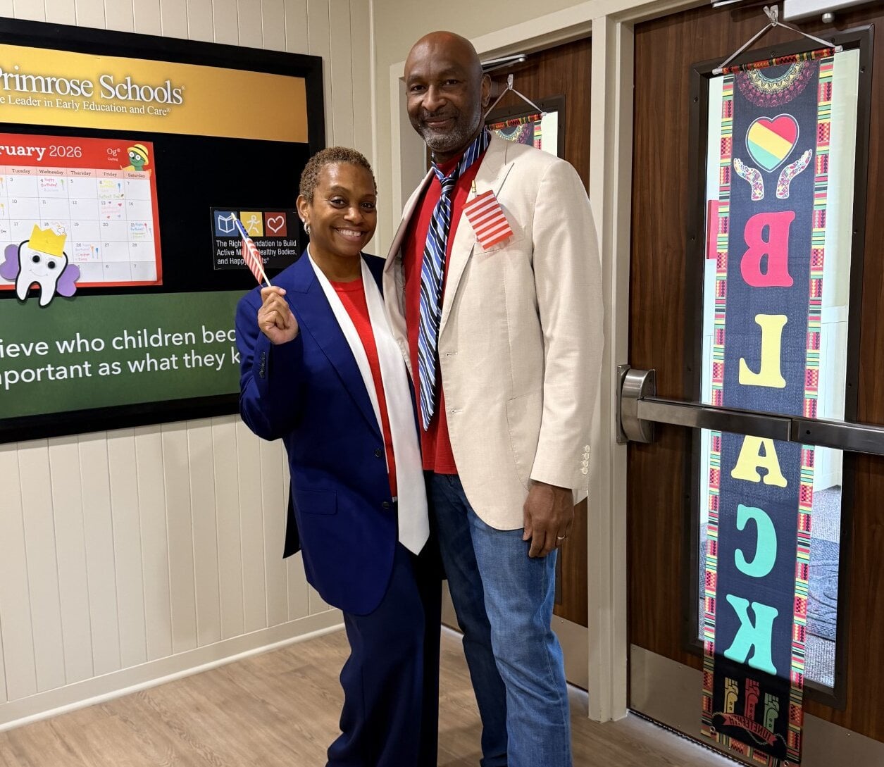 Franchise Owners of Primrose School of Stafford at Embrey Mill Darlene and Robert C Griffin