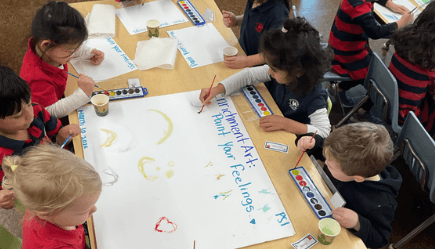 painting their feelings