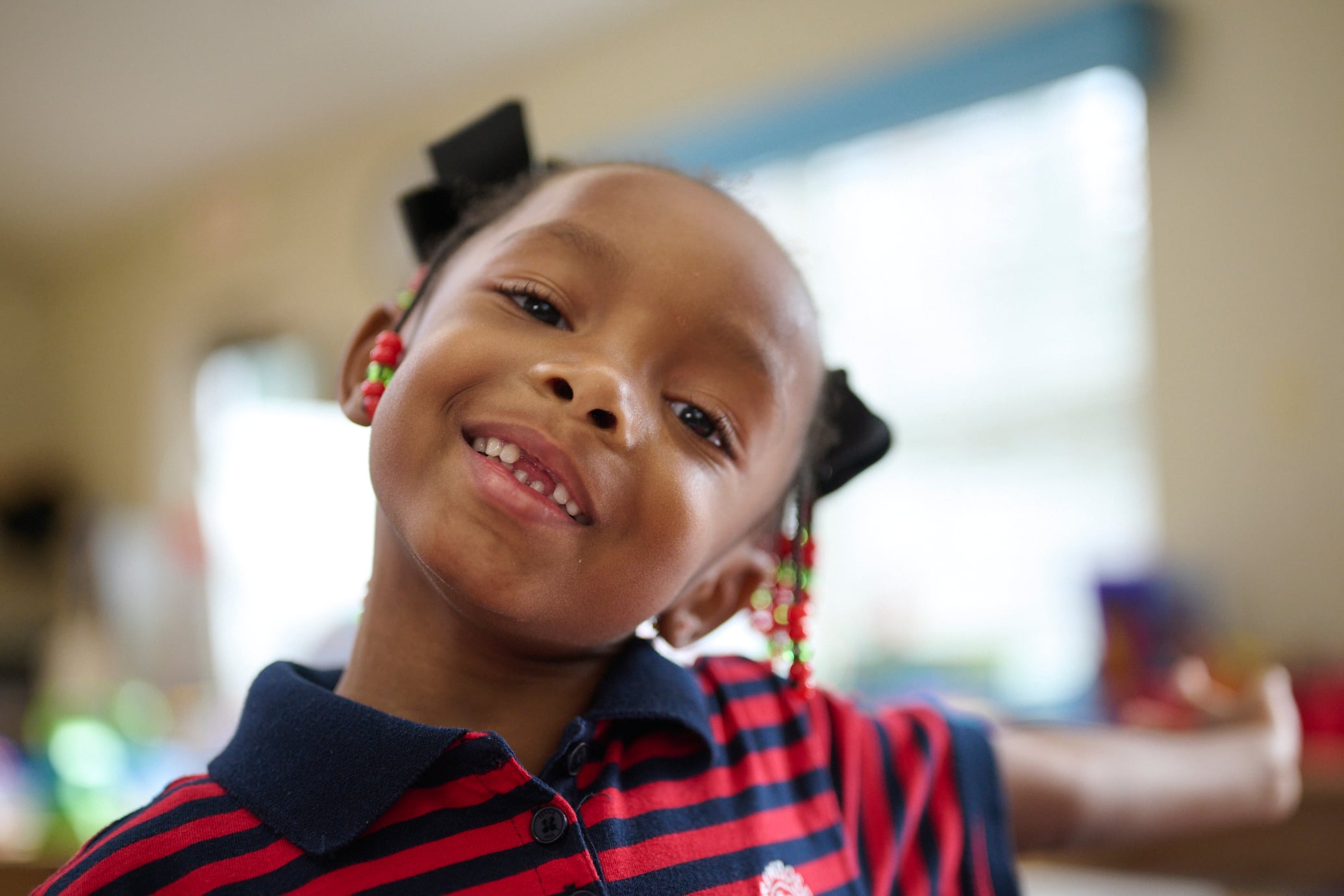 little girl in primrose classroom