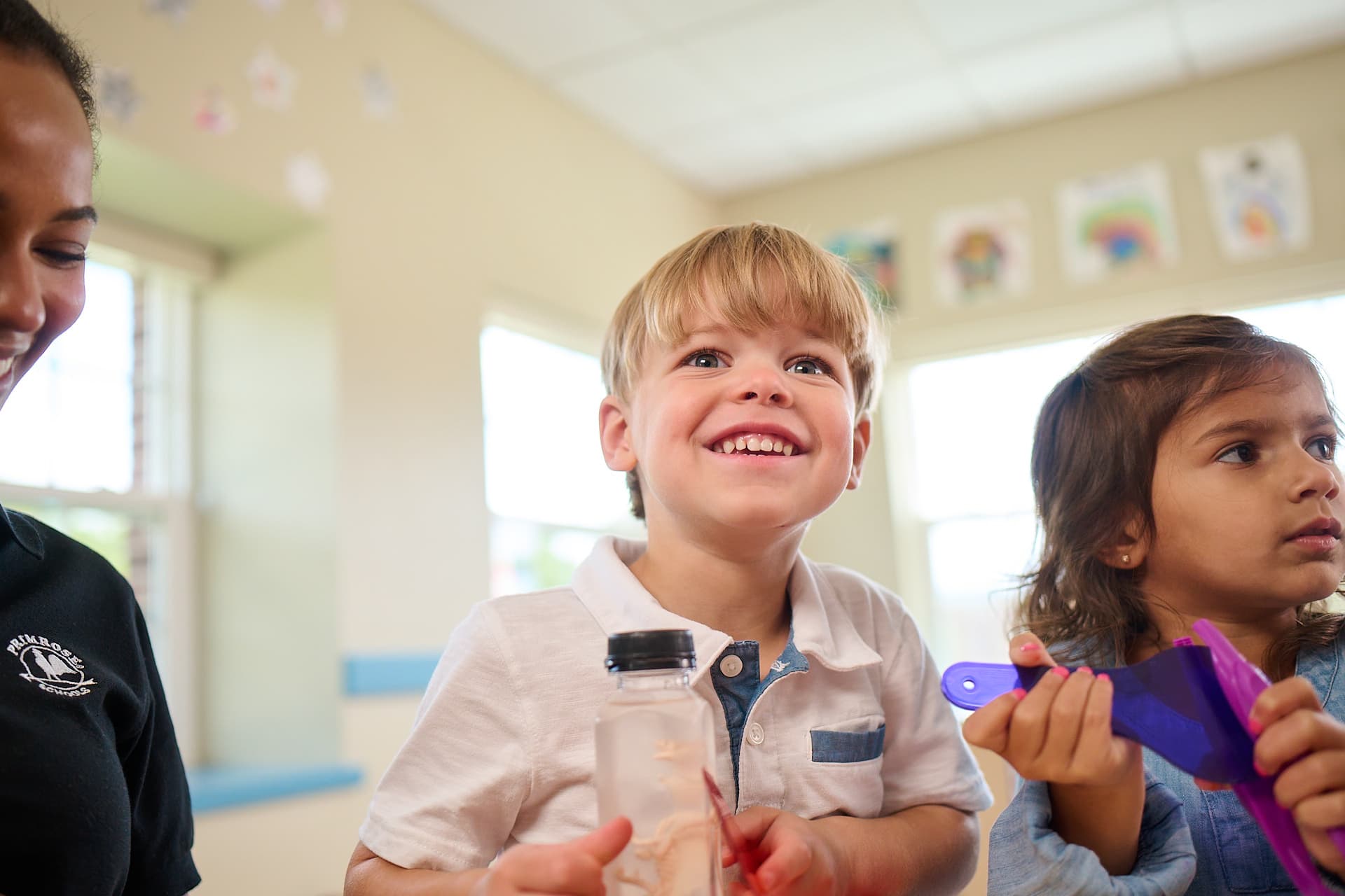 preschoolers learning about science