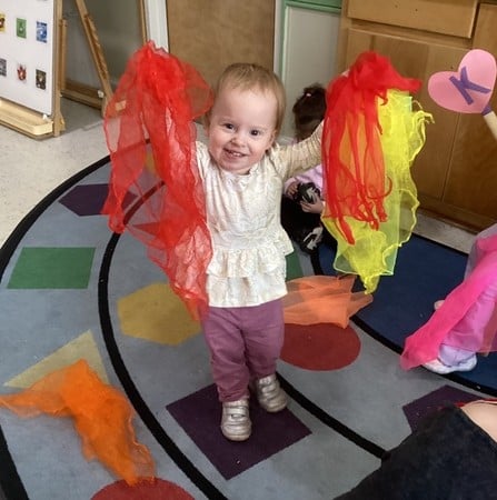 Music and movement at Primrose School of Highland Village Early Preschool