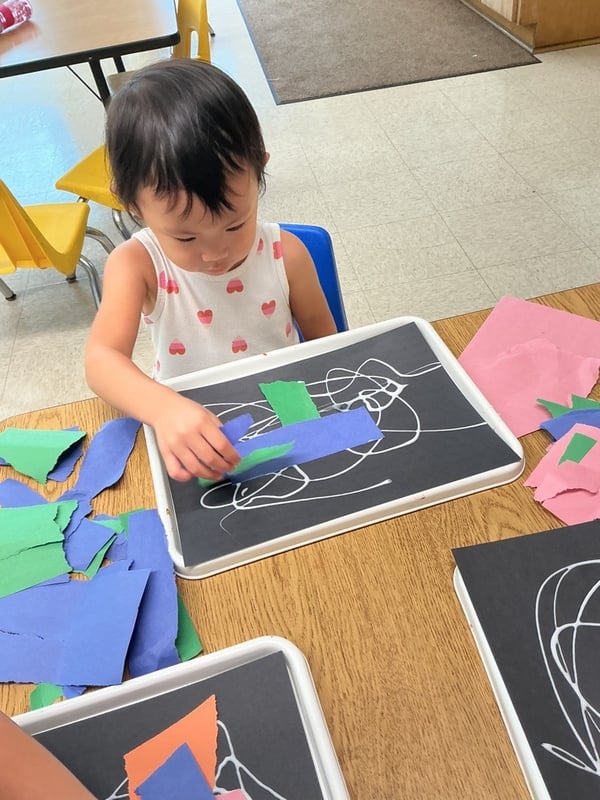 arts and crafts, fine motor skills