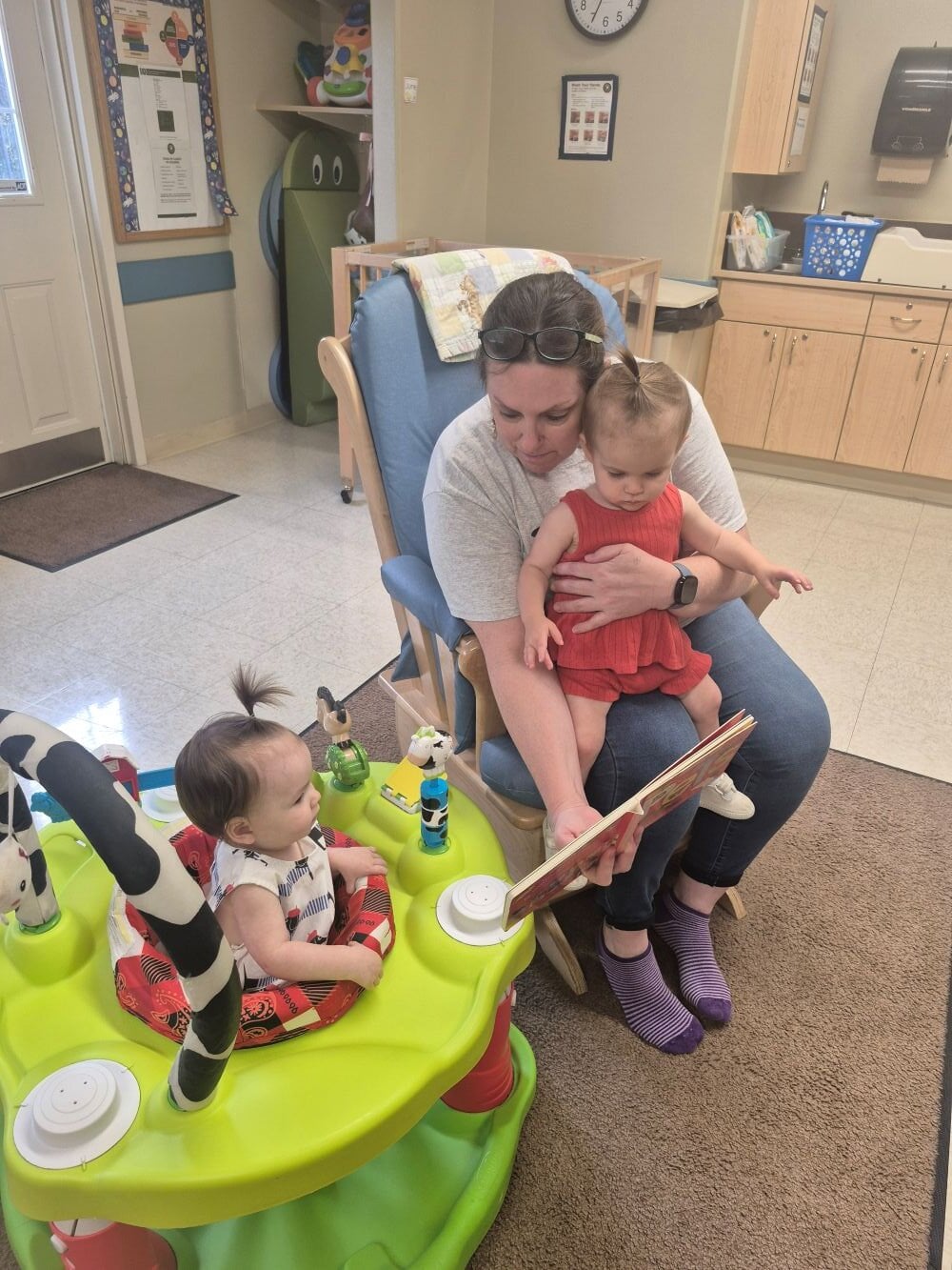 Infant reading time