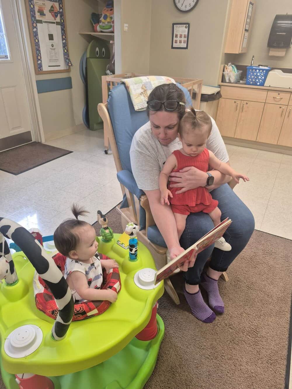 Infant reading time