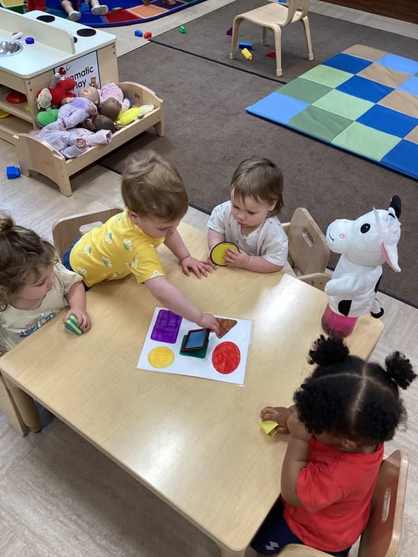 children engaging in curriculum