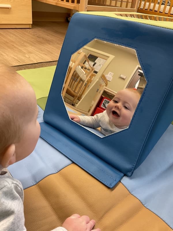 Talking to the Baby in the Mirror
