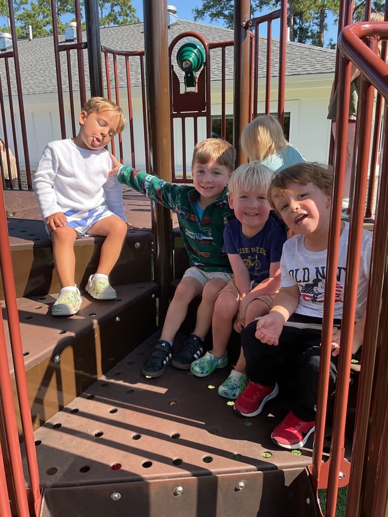 Hanging out with the guys