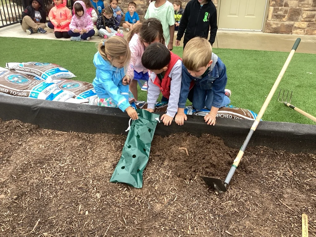 Children in the garden