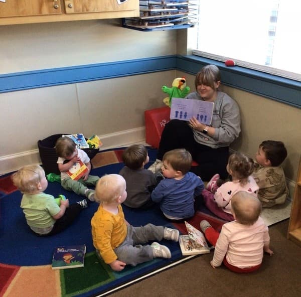 Story time at primrose school of highland village