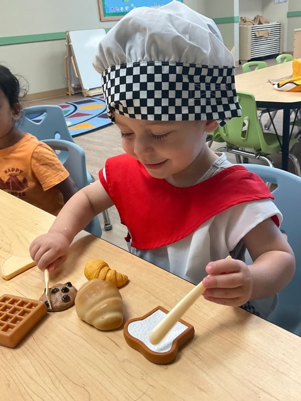 Toddler class playing at Primrose School of Dublin Jerome