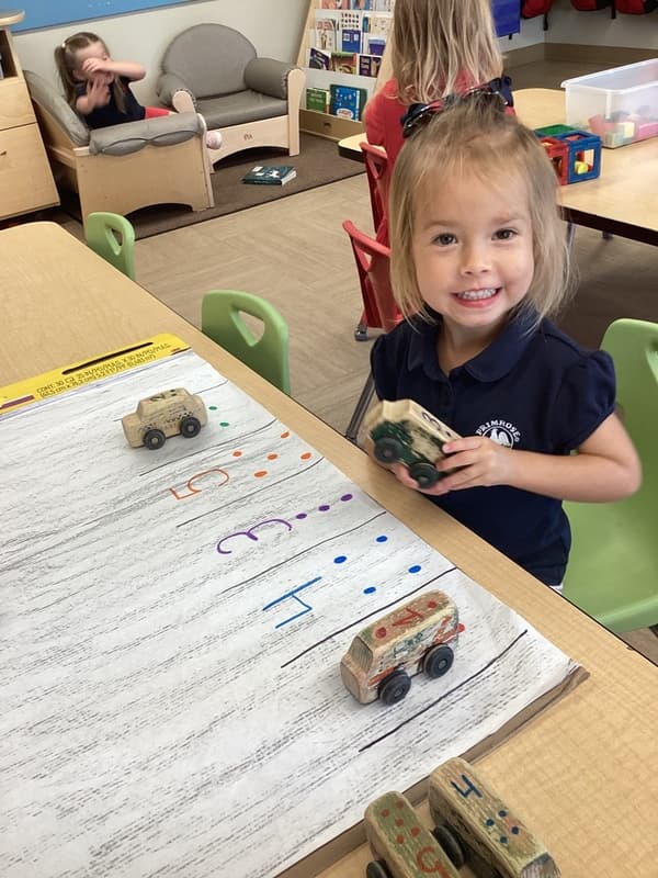 preschool threes learning circle time small group writing math science steam stem technology fun loving caring