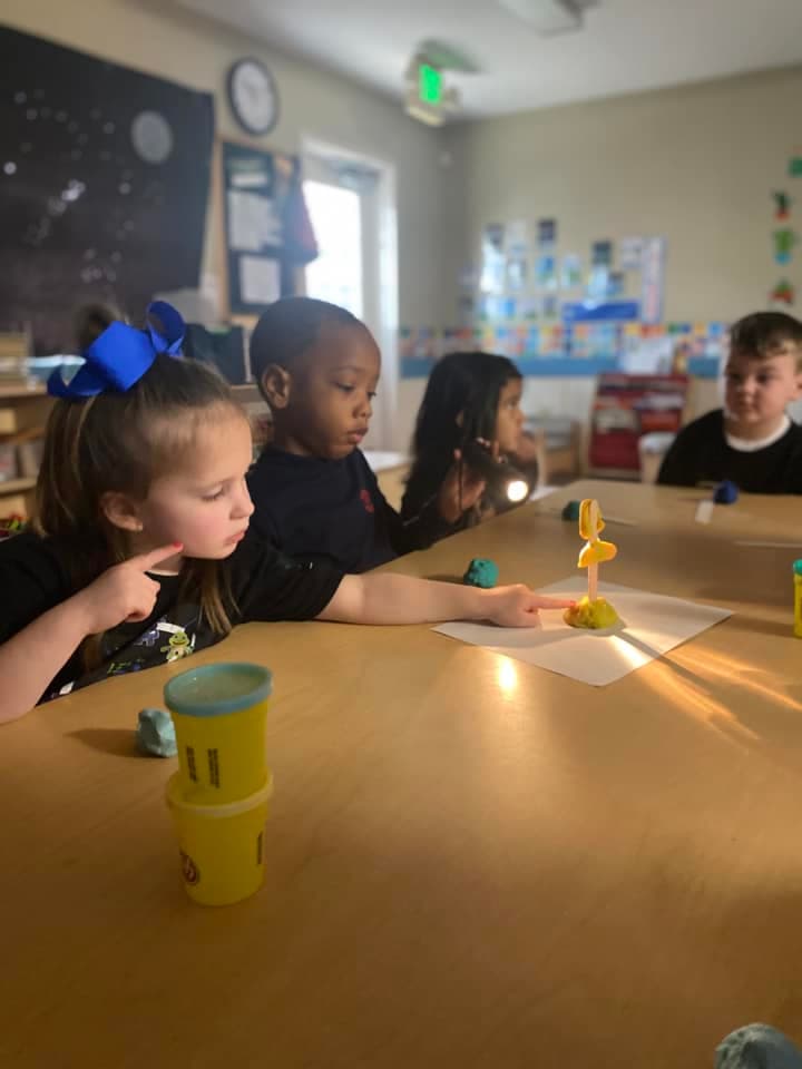 Exploring Shadows in Private Pre-K!